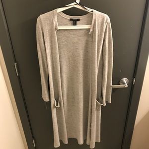 Ankle length cardigan